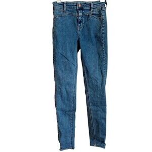 American Eagle‎ medium wash super hi-rise jegging 4
